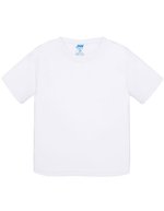 JHK Baby T-Shirt mit Knöpfen, Baumwolle, Black 0 Jahre, JHK153K – Blanc