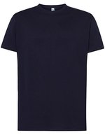 JHK Regular Fit T-Shirt aus 100% Baumwolle, White XS, JHK170 – Navy