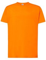 JHK Regular Fit T-Shirt aus 100% Baumwolle, White XS, JHK170 – Orange