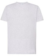 JHK Regular Premium T-Shirt aus 100% Baumwolle – Ash Melange