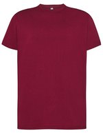 JHK Regular Premium T-Shirt aus 100% Baumwolle – Burgundy