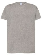 JHK Regular Premium T-Shirt aus 100% Baumwolle, White XS, JHK190 – Grey Melange