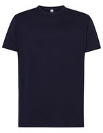 JHK Regular Premium T-Shirt aus 100% Baumwolle, White XS, JHK190 – Navy