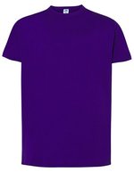 JHK Regular Premium T-Shirt aus 100% Baumwolle, White XS, JHK190 – Purple