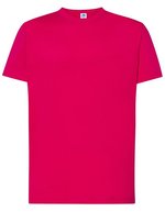 JHK Regular Premium T-Shirt aus 100% Baumwolle, White XS, JHK190 – Raspberry