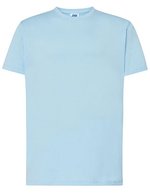 JHK Regular Premium T-Shirt aus 100% Baumwolle, White XS, JHK190 – Sky