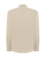 JHK Flammgarn-Baumwolle Langarm-Hemd Camisa Tulum, Brown S, JHK200 – Bild 4