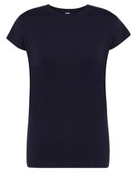 JHK Slim Fit Premium T-Shirt Baumwolle für Damen – Navy
