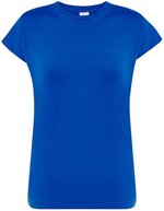 JHK Slim Fit Premium T-Shirt Baumwolle für Damen, Black S, JHK240 – Royal Blue