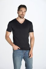 JHK Urbanes V-Ausschnitt T-Shirt Slim-Fit, White S, JHK270 – Bild 1