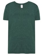JHK Urbanes V-Ausschnitt T-Shirt Slim-Fit – Bottle Green Heather