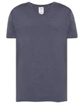 JHK Urbanes V-Ausschnitt T-Shirt Slim-Fit, Bottle Green Heather XXL, JHK270 – Denim Heather