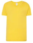 JHK Urbanes V-Ausschnitt T-Shirt Slim-Fit, Bottle Green Heather XXL, JHK270 – Mustard Heather