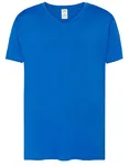 JHK Urbanes V-Ausschnitt T-Shirt Slim-Fit, Bottle Green Heather XXL, JHK270 – Royal Blue