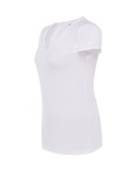 JHK T-Shirt V-Ausschnitt Sicilia für Damen, White S, JHK271 – Bild 5
