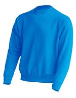 JHK Crew Neck Sweatshirt aus Baumwolle-Polyester – Aqua