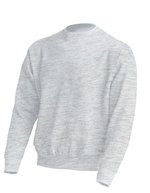 JHK Crew Neck Sweatshirt aus Baumwolle-Polyester – Ash Melange