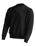 JHK Crew Neck Sweatshirt aus Baumwolle-Polyester – Black