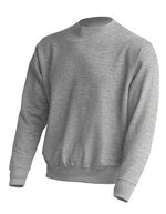 JHK Crew Neck Sweatshirt aus Baumwolle-Polyester, Ash Melange L, JHK320 – Grey Melange