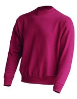 JHK Crew Neck Sweatshirt aus Baumwolle-Polyester, Ash Melange L, JHK320 – Raspberry