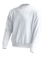 JHK Crew Neck Sweatshirt aus Baumwolle-Polyester, Ash Melange L, JHK320 – White