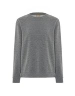 JHK Sweatshirt Everest aus Bio-Baumwolle – Dark Grey Melange