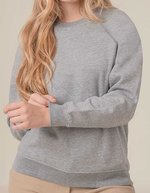 JHK Sweatshirt Everest aus Bio-Baumwolle – Grey Melange