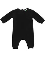 JHK Baby Playsuit Long Sleeve White 3 Monate (JHK325) – Black