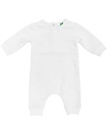JHK Baby Playsuit Long Sleeve White 3 Monate (JHK325) – White