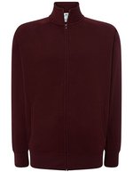 JHK Full-Zip Sweatshirt mit Raglanärmeln – Cardinal