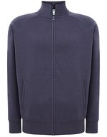 JHK Full-Zip Sweatshirt mit Raglanärmeln – Denim