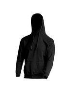 JHK Ocean Kangaroo Kapuzensweatshirt mit Tasche, Ash Melange XS, JHK420 – Black