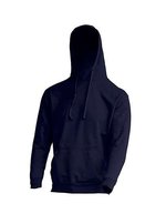 JHK Ocean Kangaroo Kapuzensweatshirt mit Tasche, Ash Melange XS, JHK420 – Navy