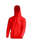 JHK Ocean Kangaroo Kapuzensweatshirt mit Tasche, Royal Blue XL, JHK420 – Red