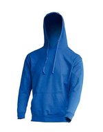 JHK Ocean Kangaroo Kapuzensweatshirt mit Tasche, Ash Melange XS, JHK420 – Royal Blue