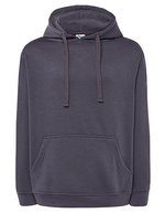 JHK Kapuzen-Sweatshirt mit Kängurutasche – Denim