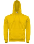 JHK Kapuzen-Sweatshirt mit Kängurutasche, Ash Melange XL, JHK421 – Gold