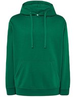 JHK Kapuzen-Sweatshirt mit Kängurutasche, Ash Melange XS, JHK421 – Verde kelly