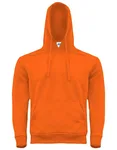 JHK Kapuzen-Sweatshirt mit Kängurutasche, Ash Melange XL, JHK421 – Orange