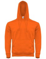 JHK Kapuzen-Sweatshirt mit Kängurutasche, Ash Melange XS, JHK421 – Arancione