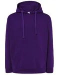 JHK Kapuzen-Sweatshirt mit Kängurutasche, Ash Melange XL, JHK421 – Purple