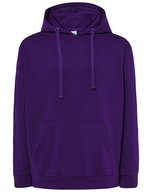JHK Kapuzen-Sweatshirt mit Kängurutasche, Ash Melange XS, JHK421 – Viola