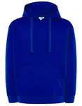 JHK Kapuzen-Sweatshirt mit Kängurutasche, Ash Melange XL, JHK421 – Royal Blue