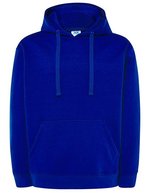 JHK Kapuzen-Sweatshirt mit Kängurutasche, Ash Melange XS, JHK421 – Blu reale