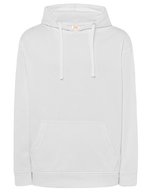 JHK Kapuzen-Sweatshirt mit Kängurutasche, Ash Melange XS, JHK421 – Bianco