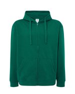 JHK Kapuzen-Sweatshirt mit 2-Wege-Reißverschluss, White XL, JHK422 – Bild 3