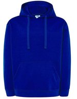 JHK Kapuzen-Sweatshirt mit Kängurutasche, Black XS, JHK424 – Royal Blue