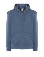 JHK Kapuzen-Sweatshirt mit 2-Wege-Reißverschluss, Buttercream XS, JHK425 – Steel Blue