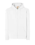 JHK Kapuzen-Sweatshirt mit 2-Wege-Reißverschluss, Buttercream XS, JHK425 – White