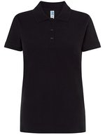 JHK Polo Regular mit Piqué-Struktur für Damen, White S, JHK511 – Noir